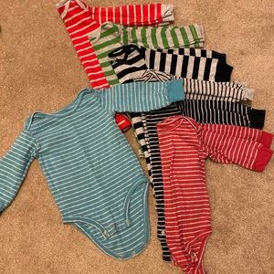 Carters 12mo set of long sleeve onesies